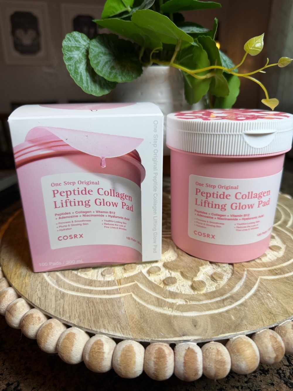 COSRX Peptide Collagen Lifting Glow Pad - Pink